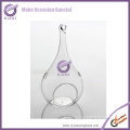 Tear Drop Glass Candle Holder